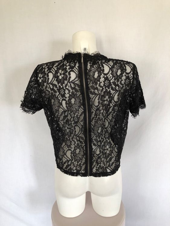 Blouse dentelle noire zara new arrivals