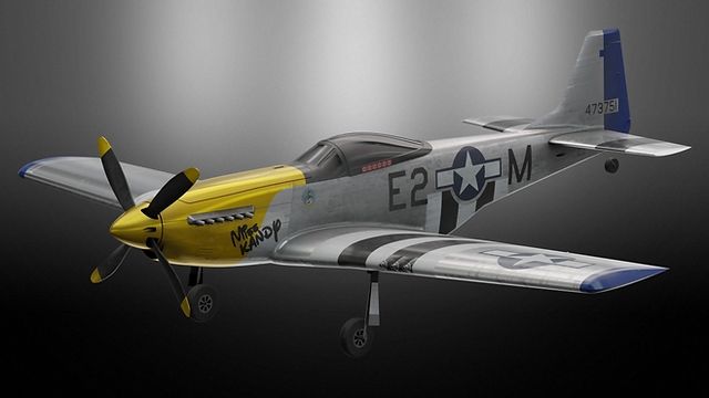 Modellismo RC: P-51 V2 MUSTANG (1.1m) – Nuovo e nell'imballaggio originale da Gonten venduto da reko12