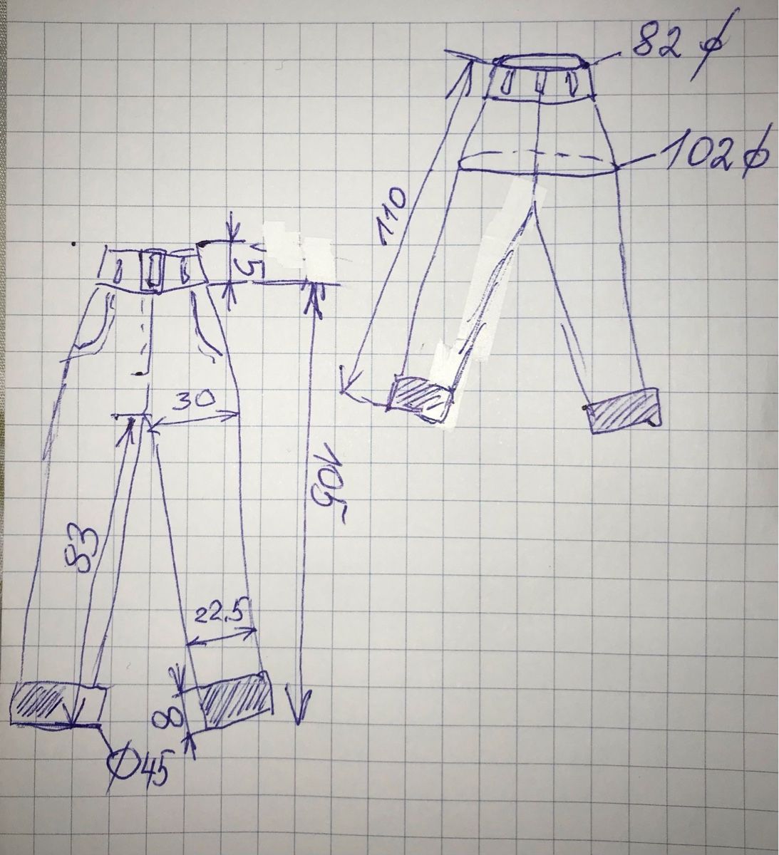 Morgan Pantaloni: Morgen Danen Hose Gr.M – Usato da Oberwil BL venduto da Gutundsuperklein16 4