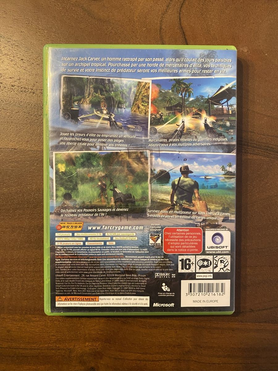 Microsoft Giochi: Farcry Instincts Predator für Xbox 360 – Usato da Thunstetten venduto da Virus_33 2