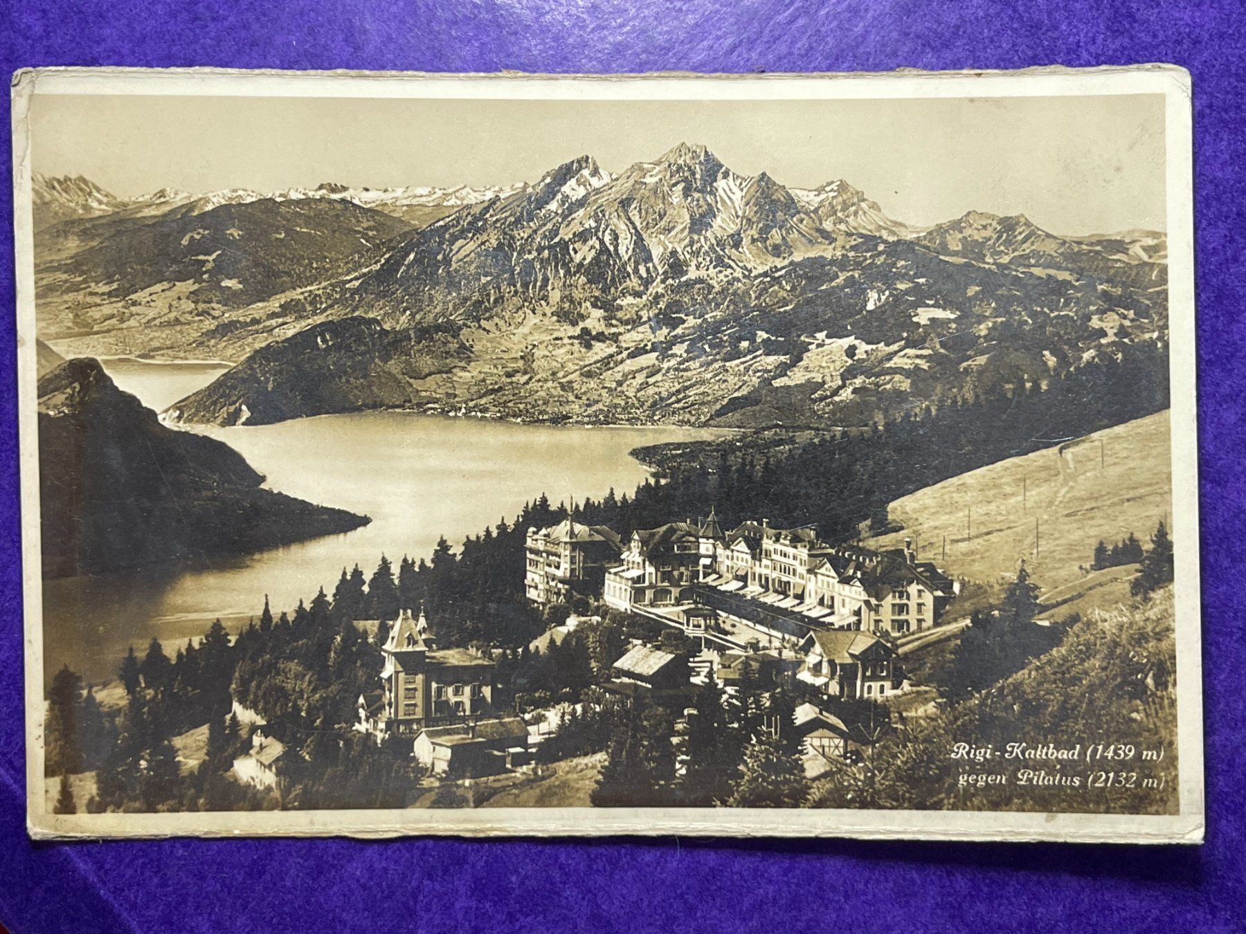 Cartoline postali: Rigi Kaltbad gegen Pilatus – Usato da Steg VS venduto da _vinci_