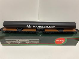 Märklin Spur 1, 5871 Güterwagen Mannesmann, Bespielt mit OVP