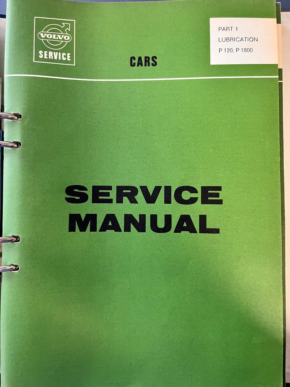 Volvo Dokumente: Manuel de service original Volvo P121 / 1964 – Gebraucht aus Petit-Lancy von DonJen