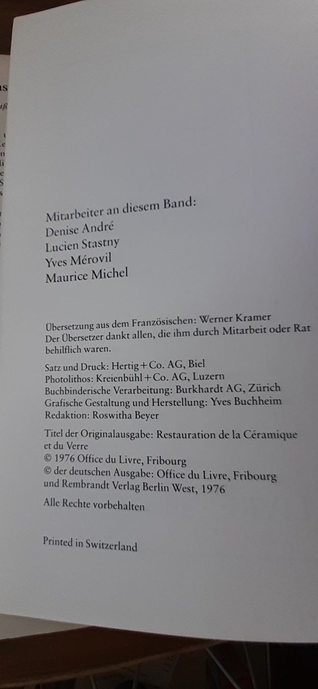 Libri: Keramik und Glas – Usato da Mörschwil venduto da aik_x8mc 2