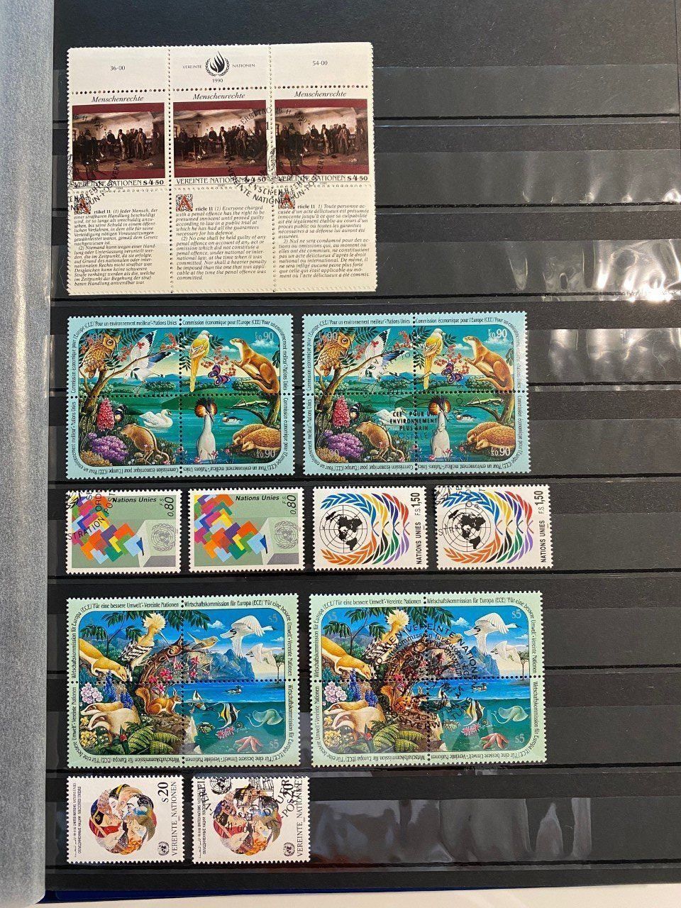 Tutti i francobolli: UNO Briefmarken (diverse) – Nuovo (secondo la descrizione) da Rain venduto da SRIC01 4