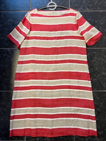 Le Tricot Perugia Sommer Kleid gestreift Leinen Gr. 40