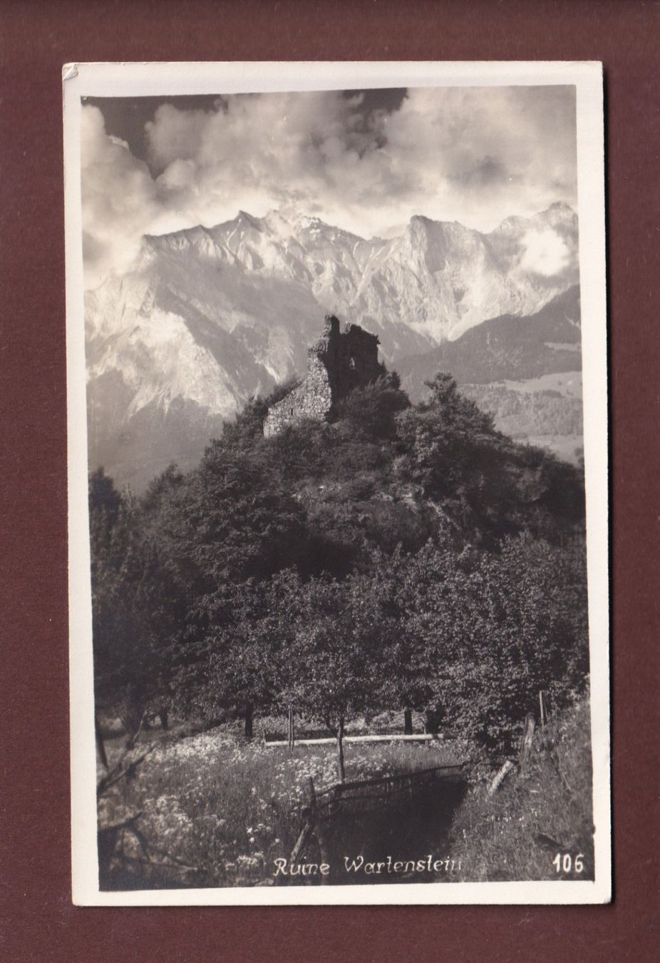 Cartoline postali: RUINE WARTENSTEIN – Usato da Pully venduto da nicecards-shop