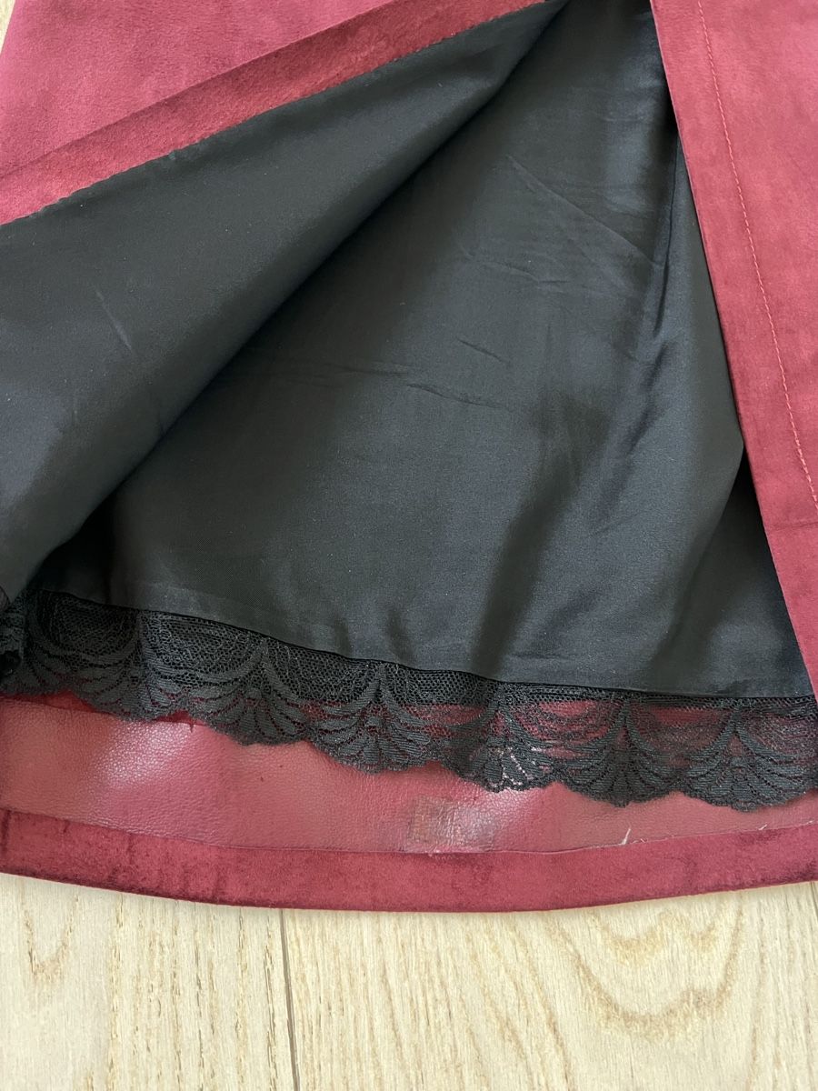 Gonne: Suede burgundy skirt – Nuovo (secondo la descrizione) da Dully venduto da rev_l7jp 3