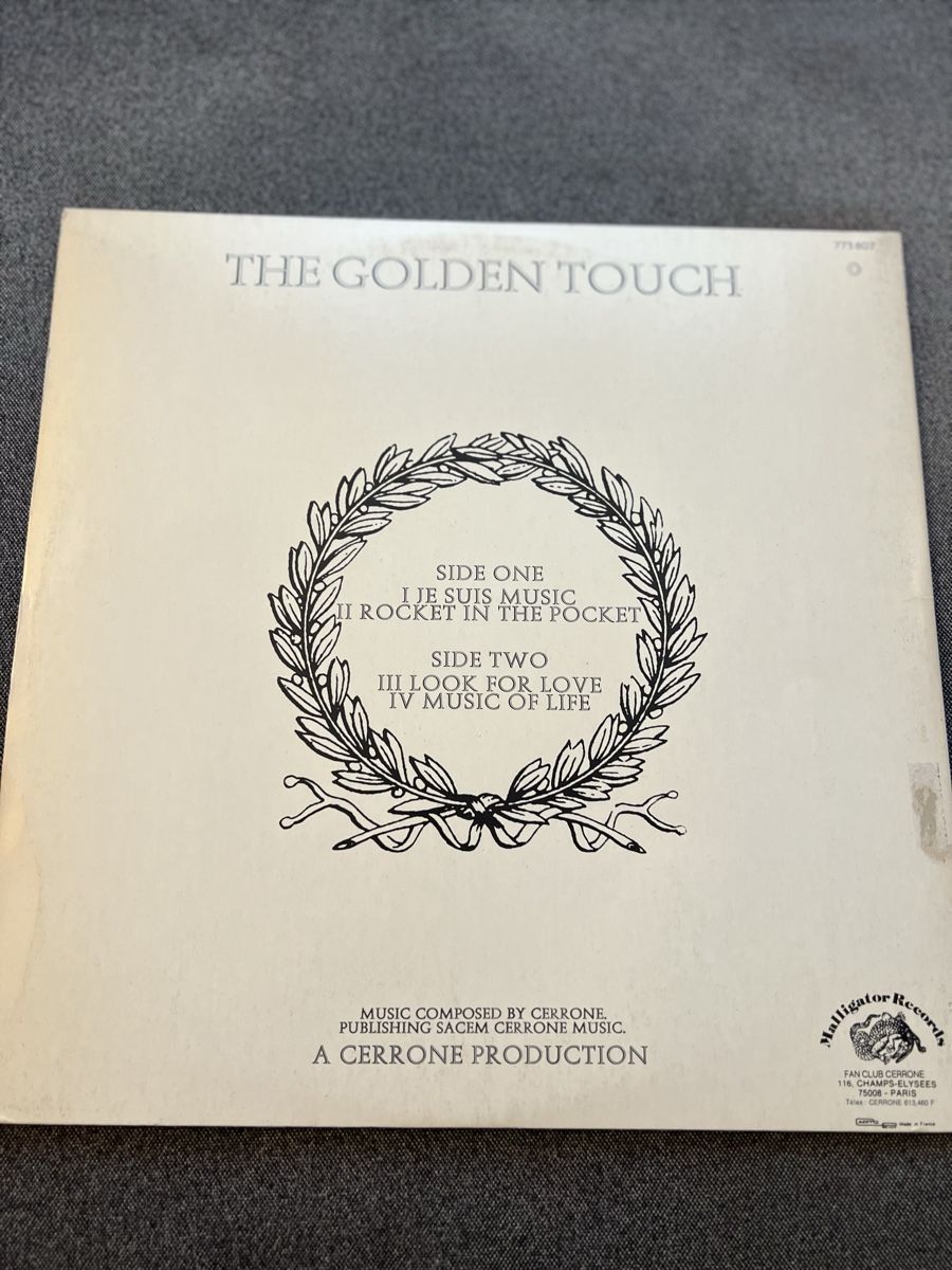 Dischi in vinile: Cerrone - The Golden Touch – Usato da Mont sur Rolle venduto da nicola1075 1