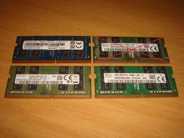 1 stück 16gb ddr4 2666 RAM für Laptop. Getestet.