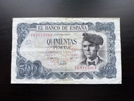 Billet Espagne 🇪🇸 1971