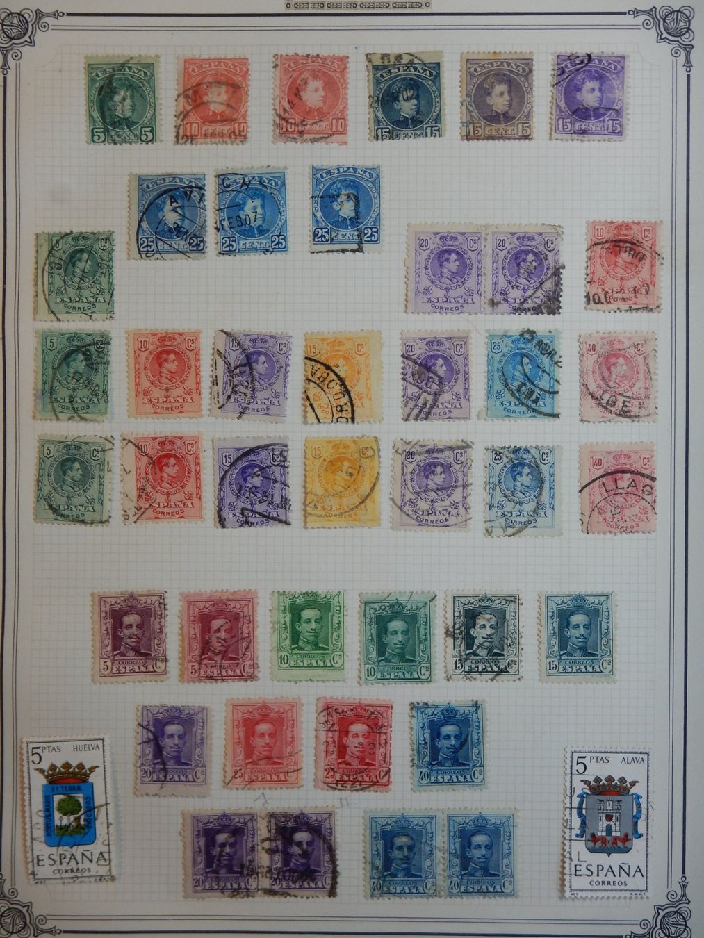 Alle Briefmarken: Spanien Sammlung ab Klassik – Gebraucht aus Zürich von Muehlekauf 1