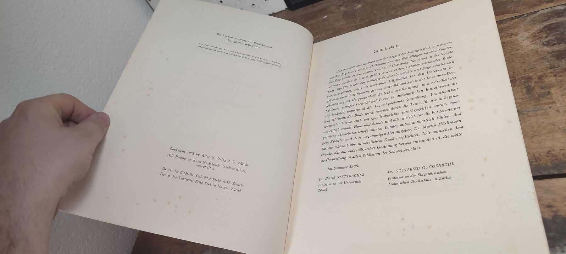 Bücher: Wunderschönes Buch Bilder der Schweizer Geschichte 1938 – Gebraucht aus Gelterkinden von MYSTOREFORYOU4460 9
