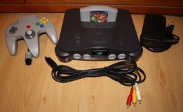 Nintendo 64 Konsole mit Kultspiel Banjo-Kazooie & Zubehör
