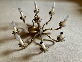Lüster - Deckenleuchte 8-armig - Messinglampe(?)