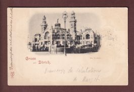 Gruss aus ZÜRICH - Tonhalle - 1898