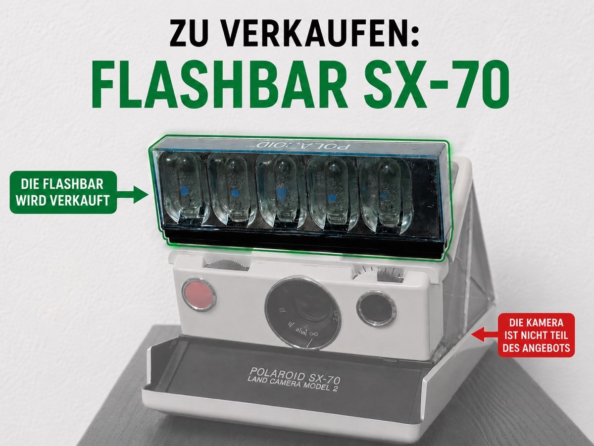 Flash: Flashbar SX-70 Polaroid 5 Blitze – Usato da Pfäffikon ZH venduto da runwaypainter