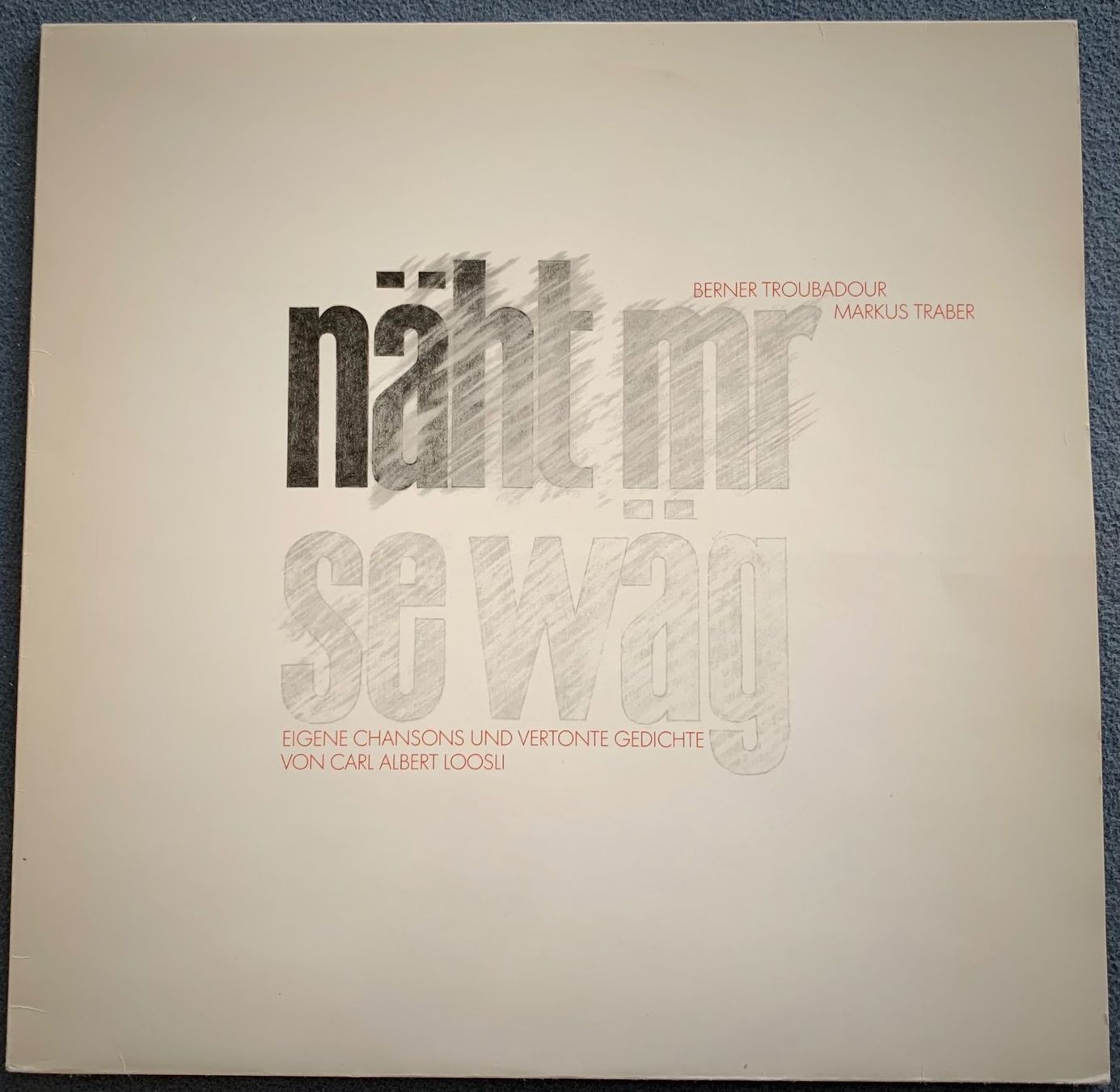 Schallplatten: Markus Traber "Näht mr se wäg" – Gebraucht aus Spiez von martin-7973