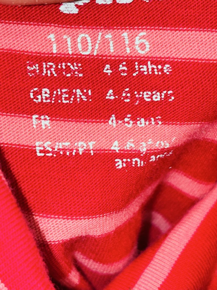 Maglioni & Felpe: Kinder Rollkragenpullover rot gestreift Grösse 110/116 – Usato da Wettingen venduto da hak_52m8 1