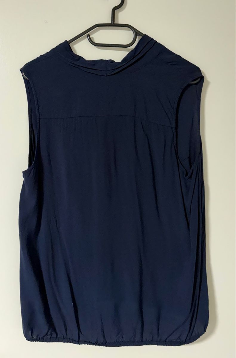 Opus Camicette: Opus Bluse Franziska dunkelblau – Usato da Münchenbuchsee venduto da dumle 1