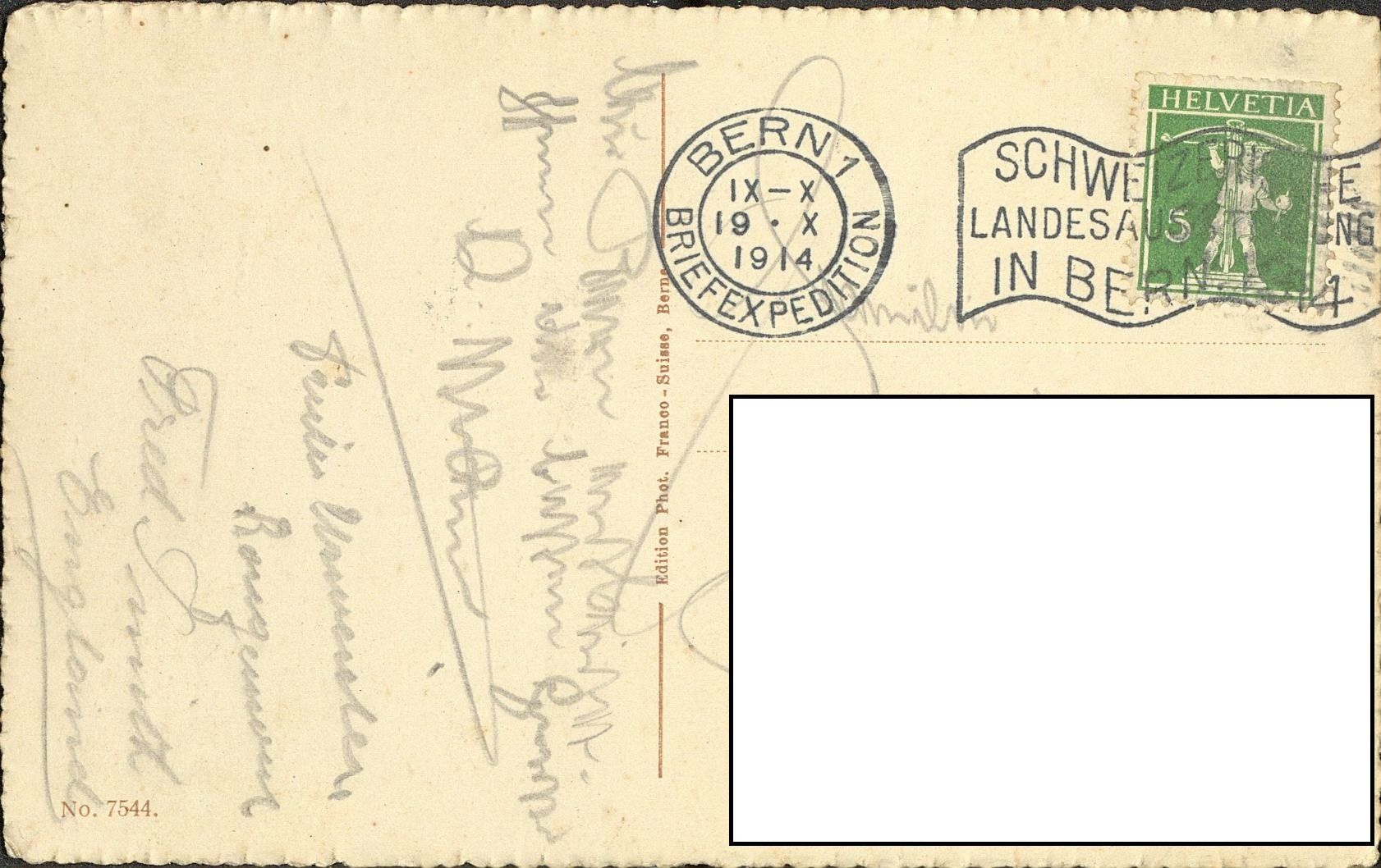 Cartoline postali: Bern - Hotel Restaurant Ratskeller – Usato da Gwatt (Thun) venduto da seeblick98 1