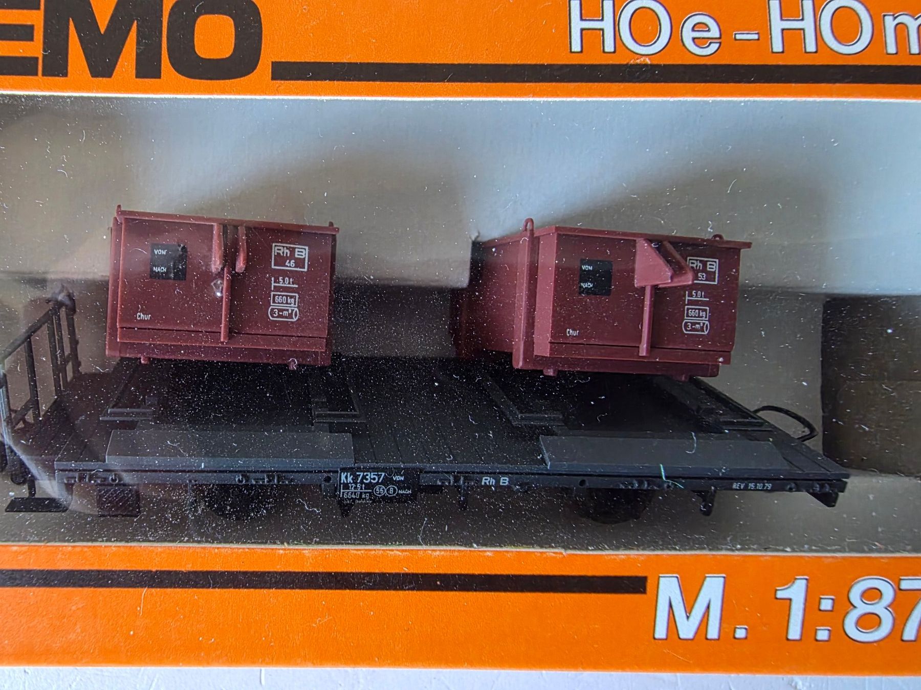Bemo Modellini di ferrovie: 6 Stück verschiedene RhB Güterwagen – Nuovo (secondo la descrizione) da Seuzach venduto da Loeckeli01 5
