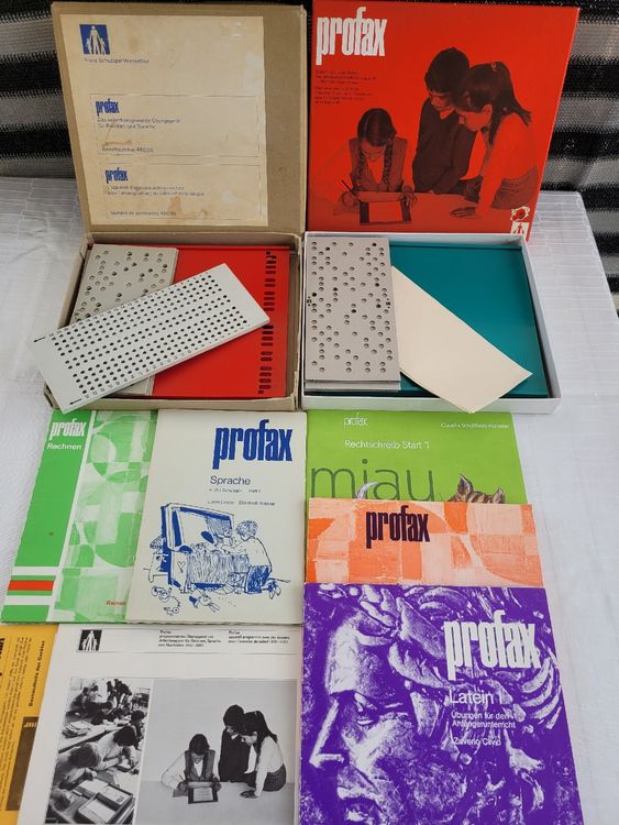 Divereses Vintage PROFAX Lernmaterial (Gebraucht) in Buttikon SZ für ...