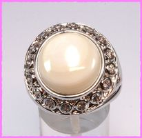Wow, grosser Ring mit Zirkonia