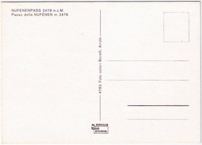 Cartes postales: Nufenenpass – D'occasion à Binningen par Mountainrider 1
