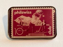 1 Pin Briefmarke Philswiss Club