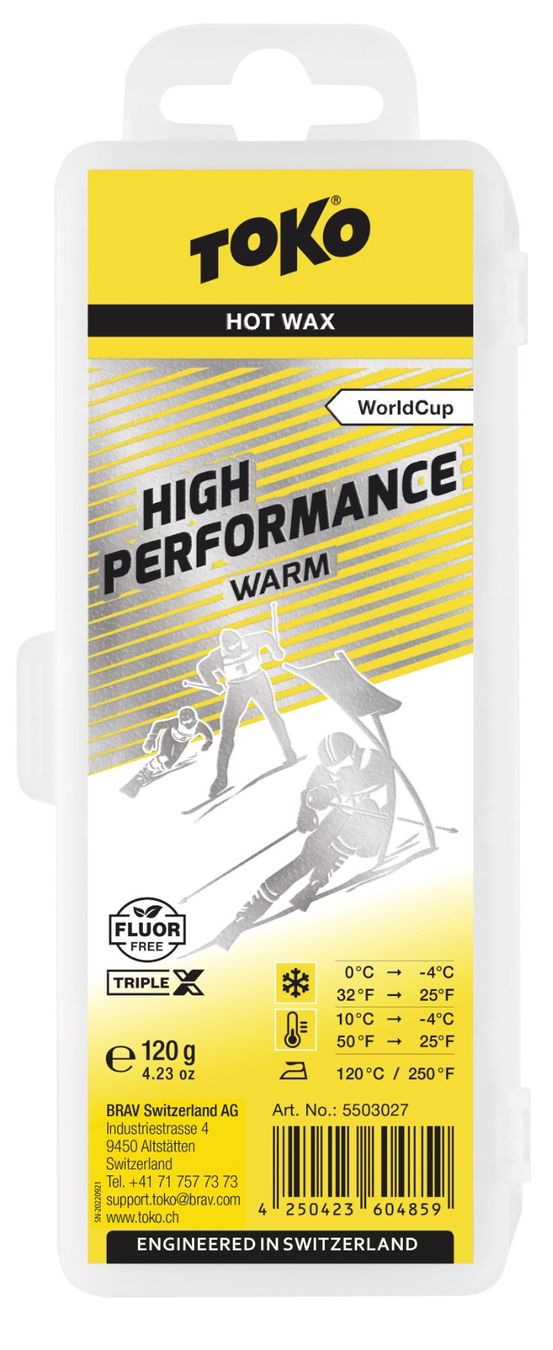 Altro per sci: TOKO High Performance Hot Wax warm 120g – Nuovo e nell'imballaggio originale da Escholzmatt venduto da bikesport.me