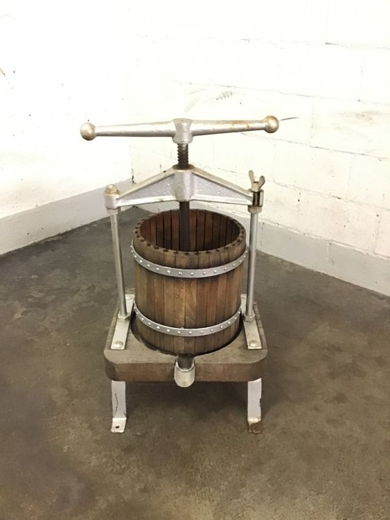 Rossi Rosa Traubenpresse Aus Holz - Dekorative Miniatur 4cm Für Küche & Deko