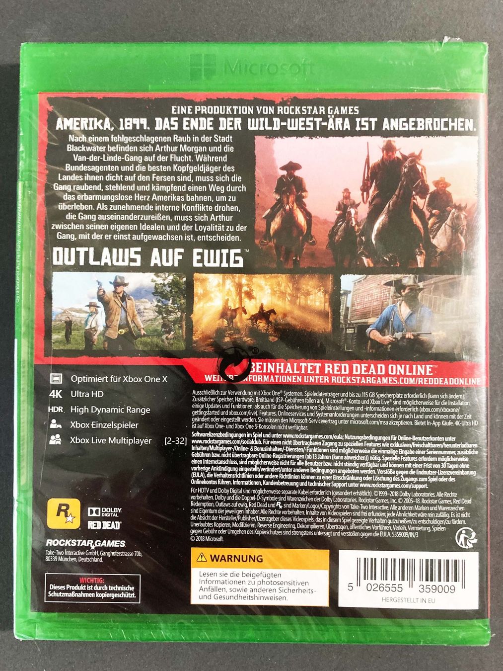 Microsoft Jeux: Red Dead Redemption 2 Xbox One NEU OVP – Neuf avec emballage d'origine à Wetzikon ZH par cyan74 1