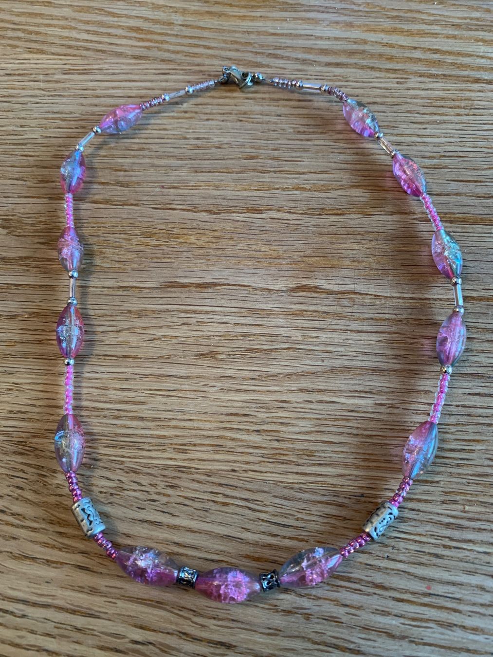 Catenine: Joli collier avec perles roses – Usato da MEYRIN venduto da Gwendo10