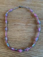 Joli collier avec perles roses