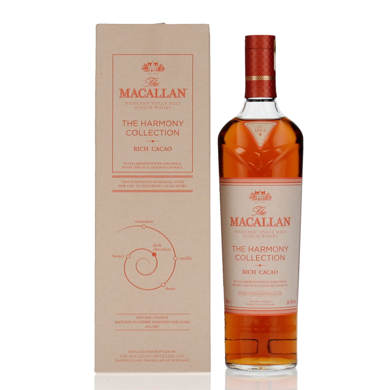 Macallan Bevande alcoliche: Macallan Rich Cacao The Harmony Collection – Nuovo e nell'imballaggio originale da Bouveret venduto da Exclusive_Spirits