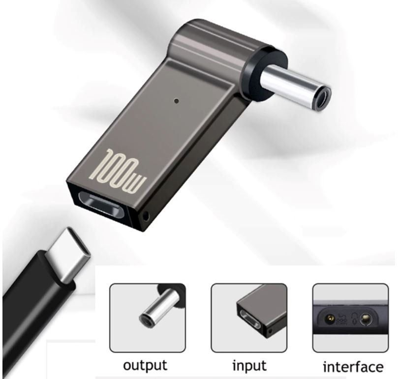 Ladegerät: PD 100W Laptop-Ladegerät-Anschluss USB C – Neu und originalverpackt aus Unterägeri von RmOnline 2