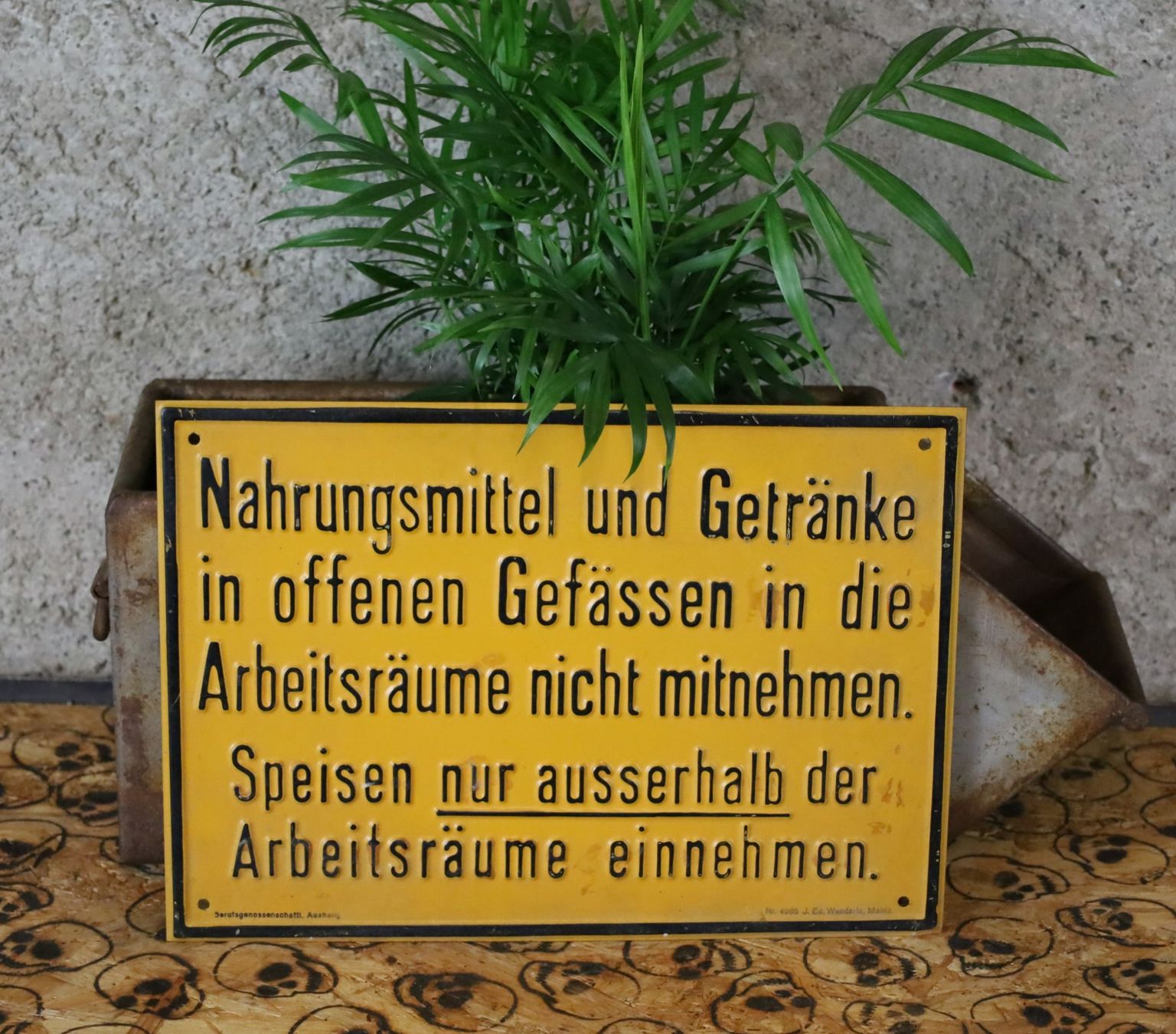 Schilder: Blechschild "Nahrungsmittel & Getränke" – Gebraucht aus Birrwil von brandschatz_birrwil