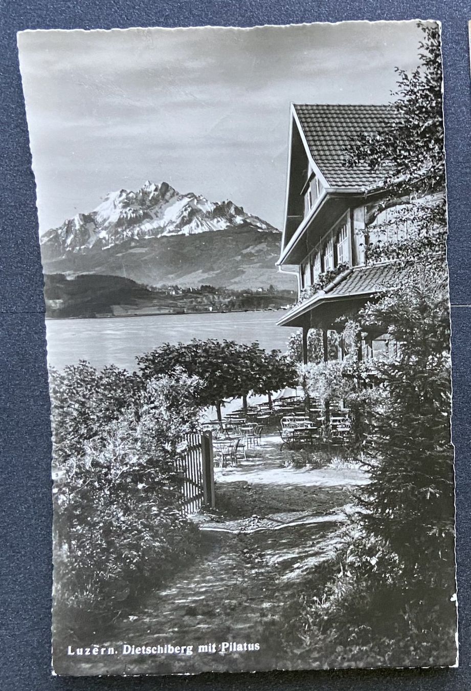 Cartoline postali: AK Luzern Dietschiberg mit Pilatus – Usato da Böckten venduto da Hansi36