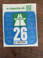 Autobahnvignette 2026 NEU 