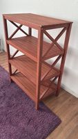 Braunes Holz-Regal Set