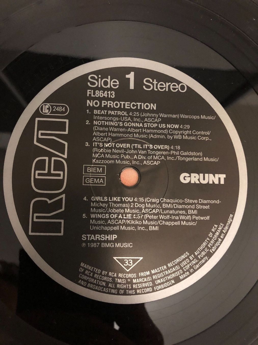 Dischi in vinile: Starship - No Protection LP – Usato da Schübelbach venduto da Klabauterli 4