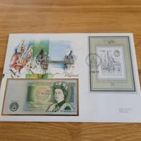 Banknoten Brief - Lettre avec billet de banque England 85