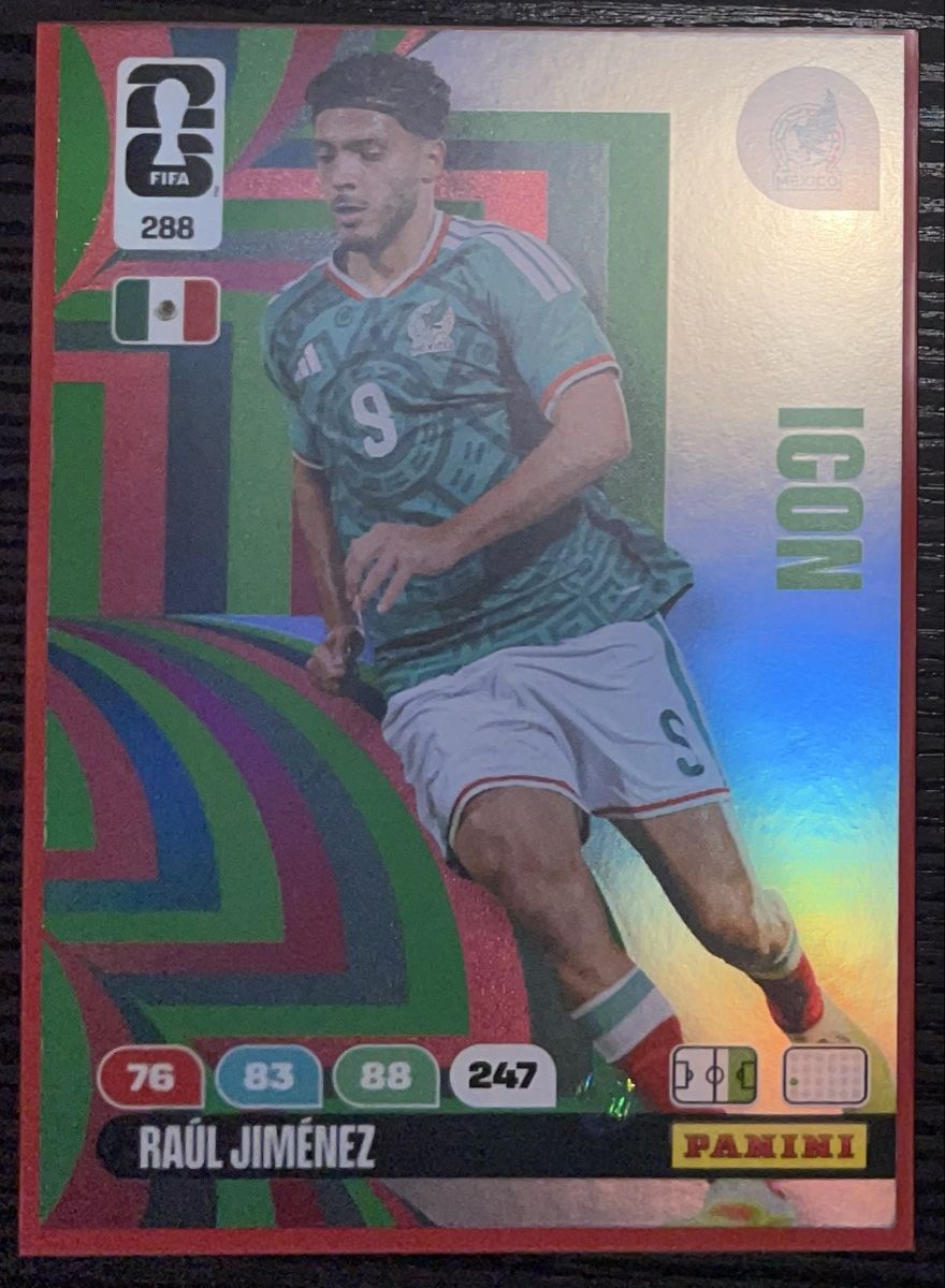 Panini Carte collezionabili: FIFA WORLD CUP 2026 - Raúl Jiménez ICON – Nuovo (secondo la descrizione) da Lyss venduto da t.cardmarket