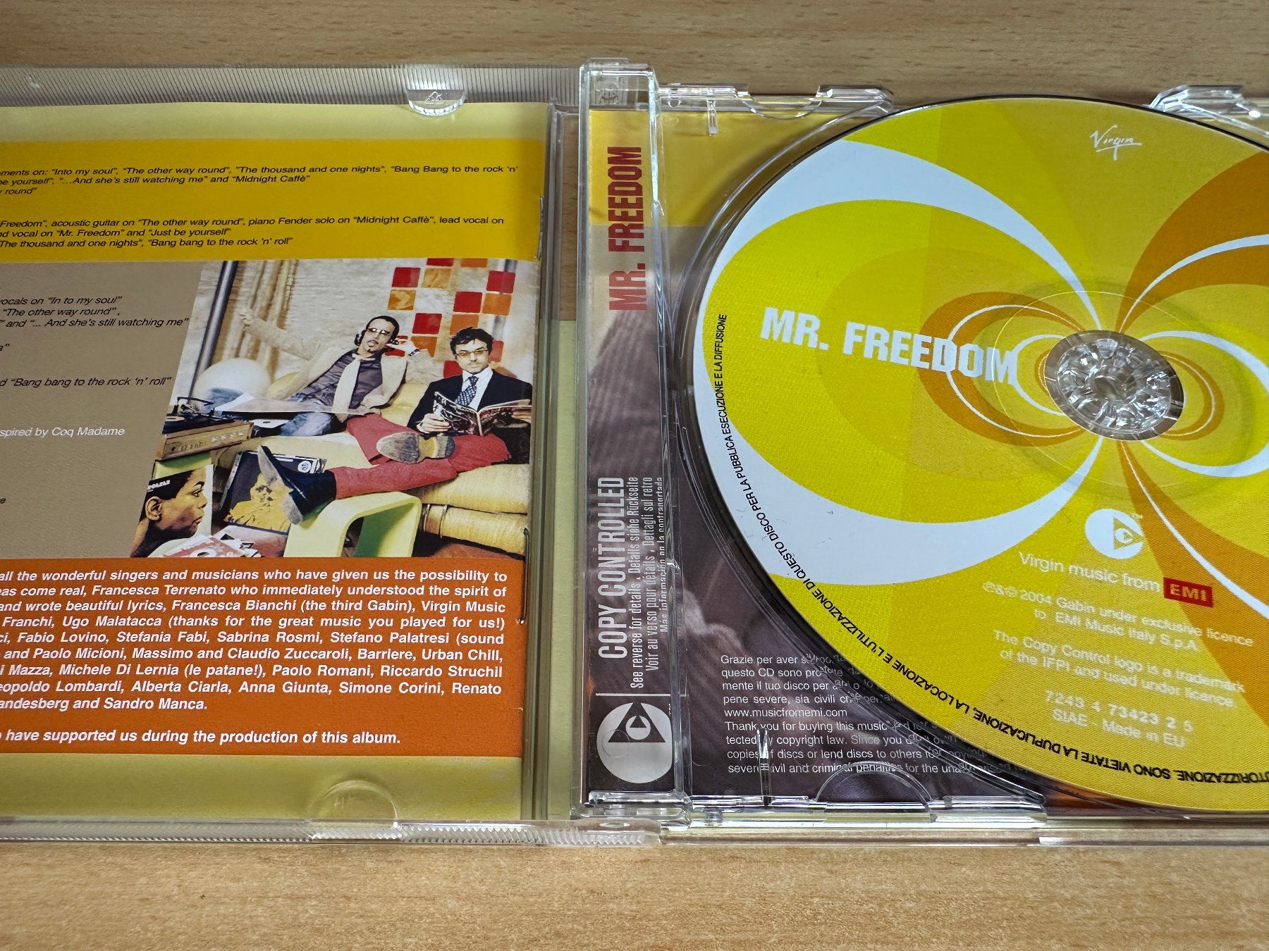CDs: Gabin – Mr. Freedom – Gebraucht aus Rikon im Tösstal von Alpenmutz 2
