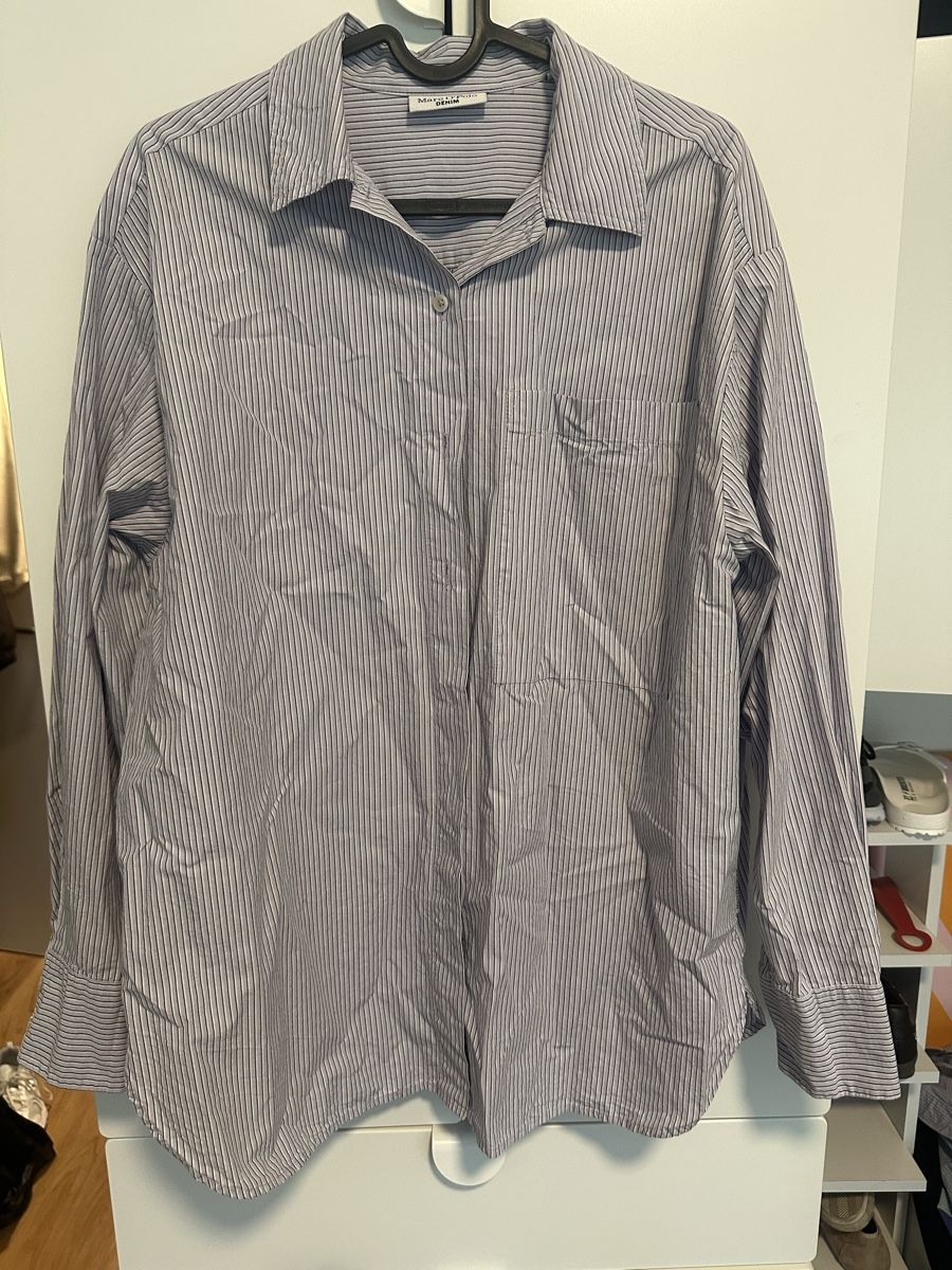 Marc O'Polo Blusen: Marc O‘Polo Oversized Hemdbluse – Gebraucht aus Bern von san_lc5t
