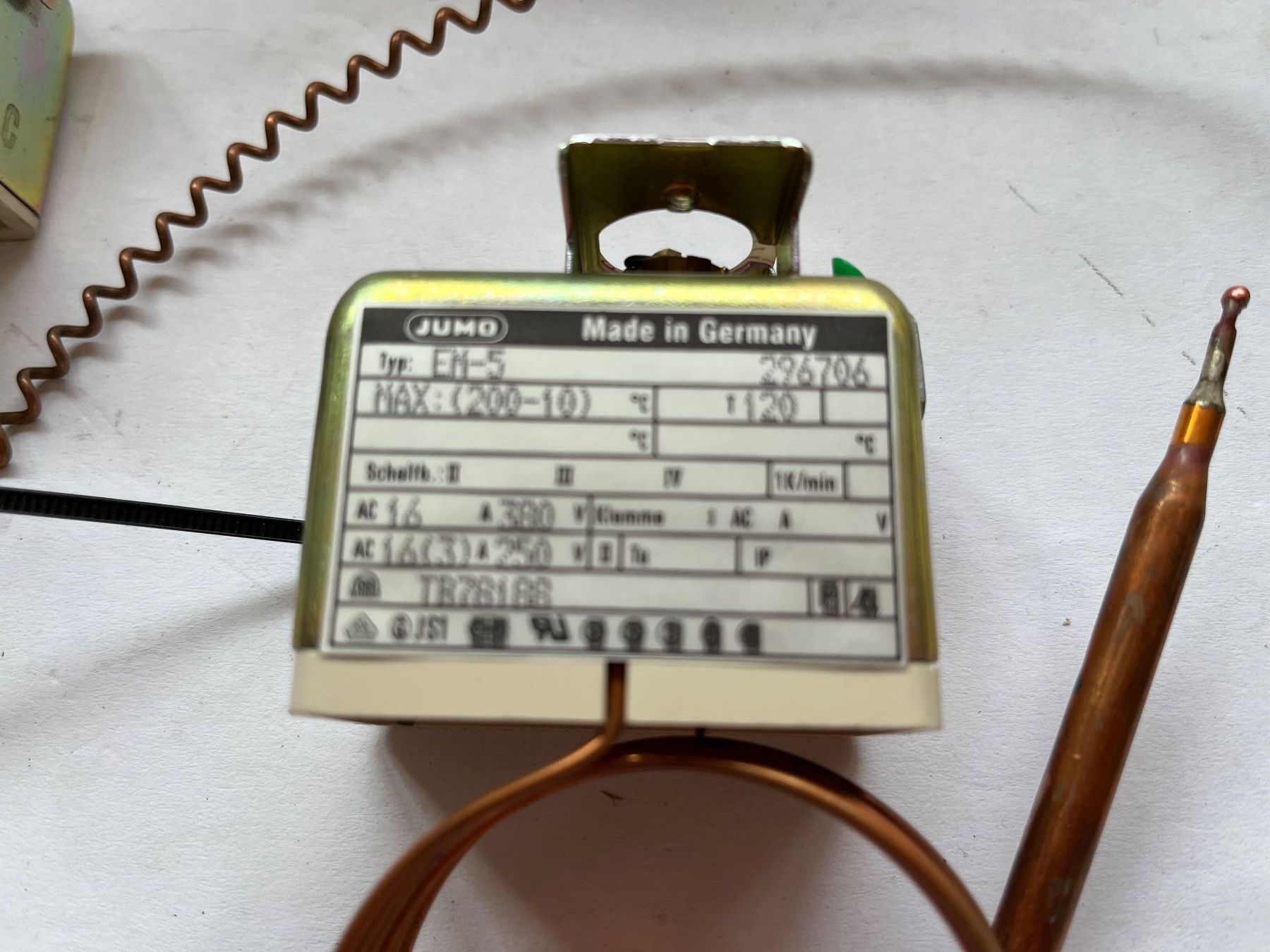 Componenti elettronici: Einbauthermostaten, Temperaturbegrenzer – Nuovo (secondo la descrizione) da Küblis venduto da hypofacto 2