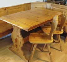 Eckbank,Tisch inklusive 2 Stühle(em227)