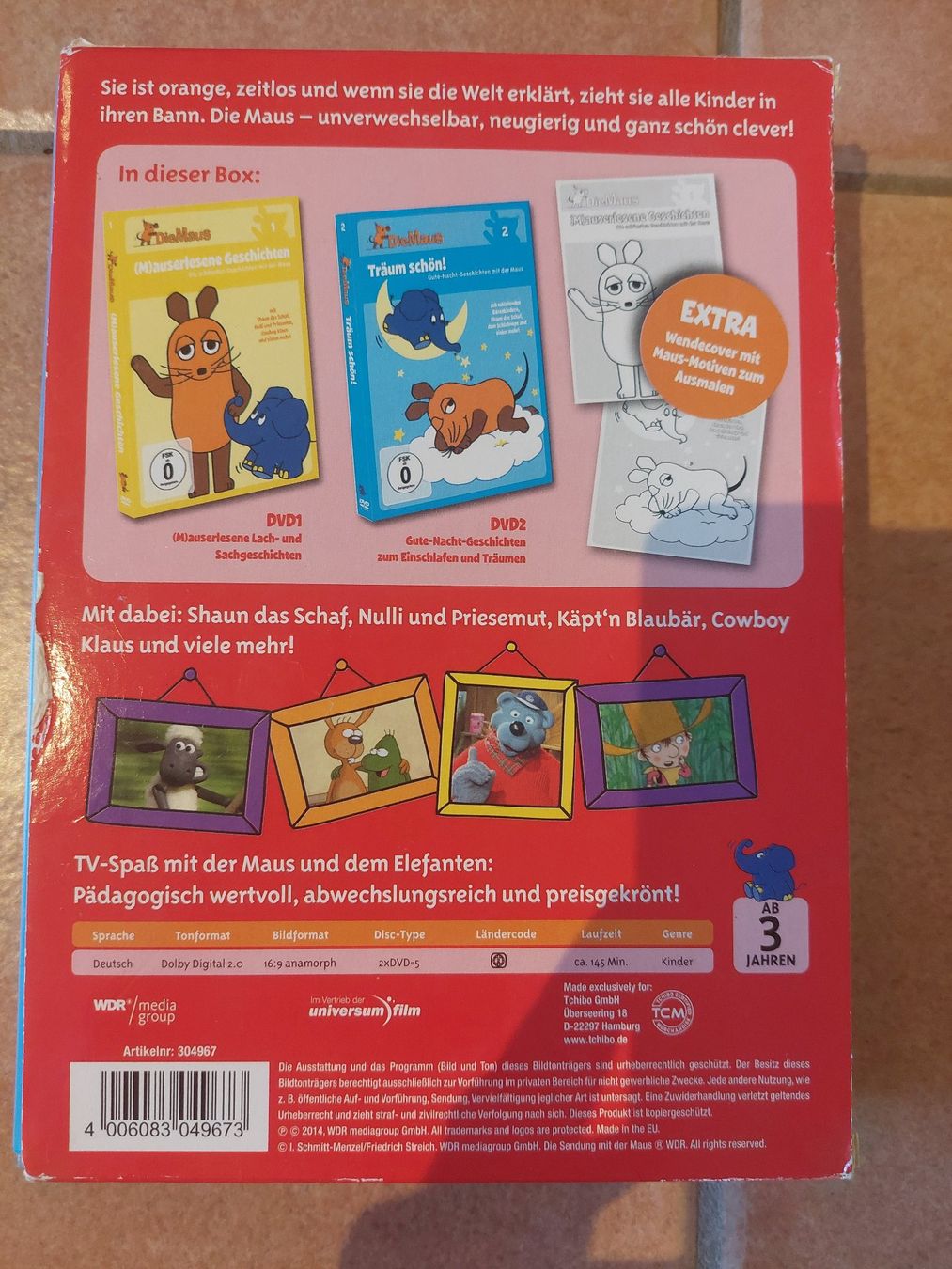 Alle DVDs: BOX 2 DVD SEndung mit der Maus – Gebraucht aus Kirchlindach von dor_qj8q 1