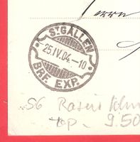 25.4.1904 Gruss aus Rheineck Dorf/Flugbild/mit Rheinuferbild
